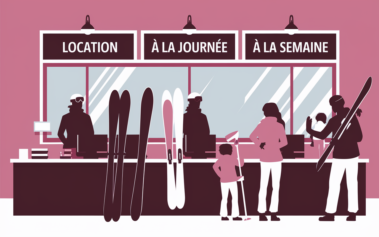 services location ski paddle famille sport sevrier