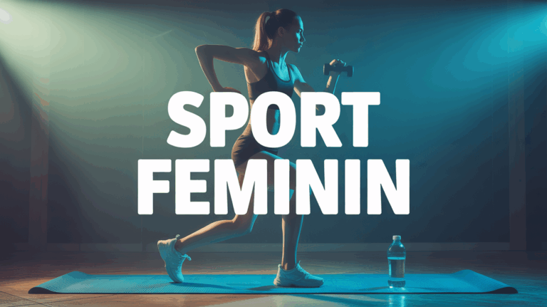 femme sportive motivee en pleine seance fitness