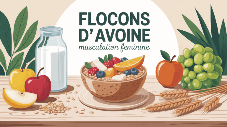 bol flocons avoine fruits musculation feminine