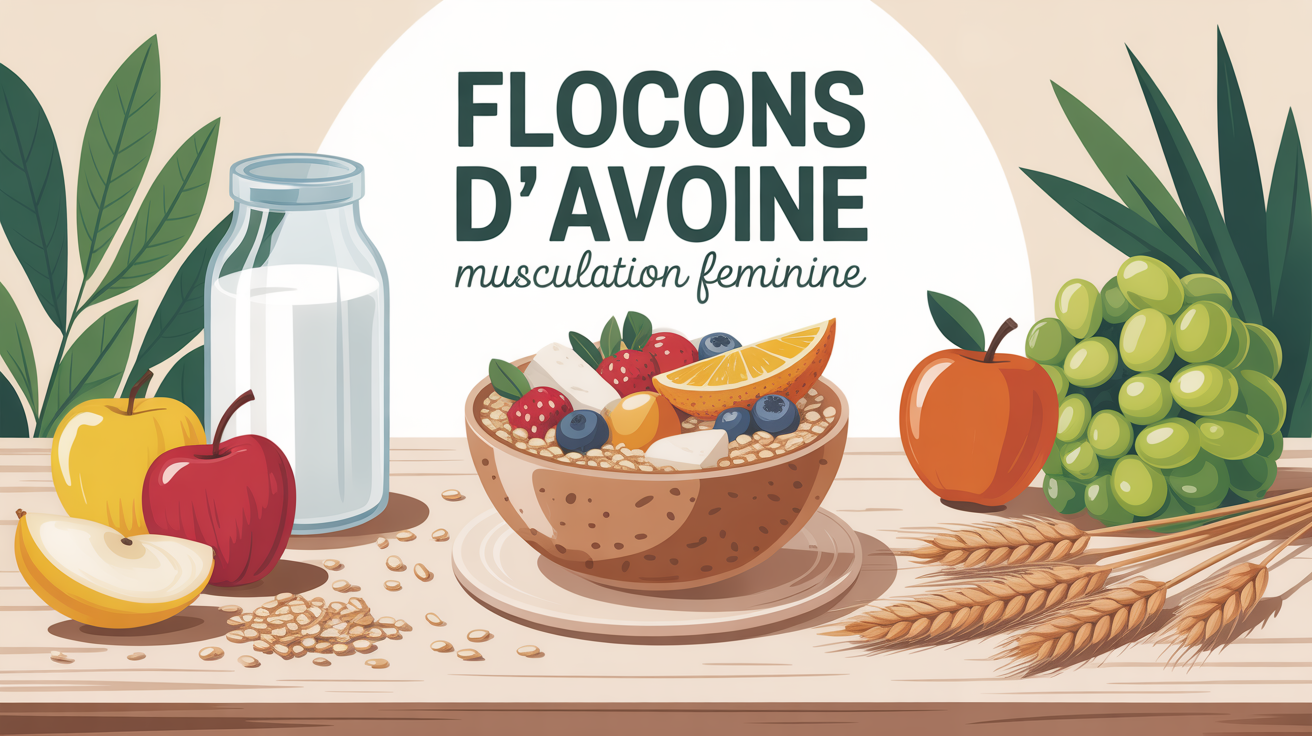 bol flocons avoine fruits musculation feminine