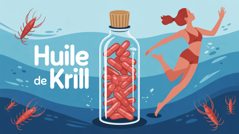 huile de krill capsules rouges silhouette feminine sante