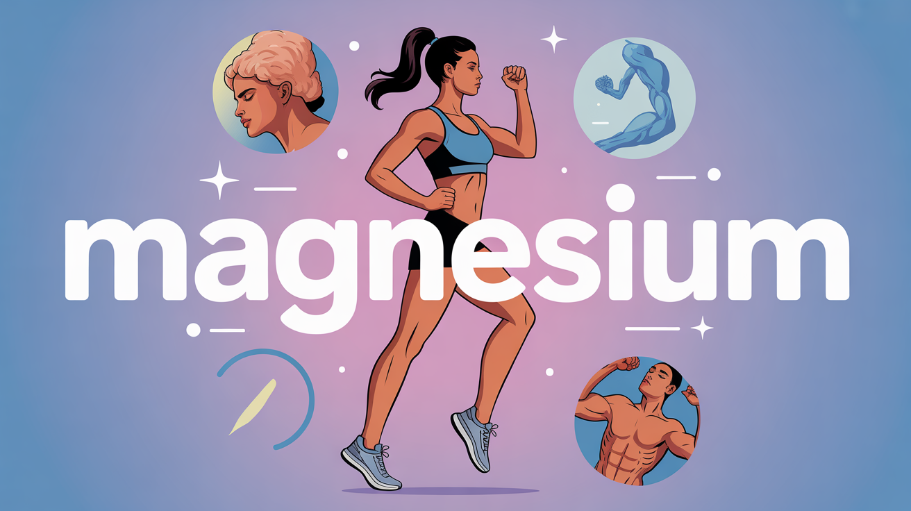 illustration femme sport magnesium sommeil energie