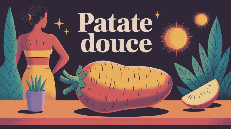 Patate douce grande couleur musculation femme