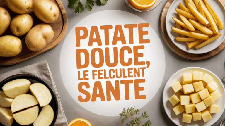 patate douce entiere coupee cuisine sur table en bois moderne