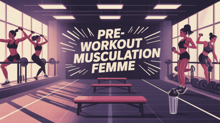 pre-workout musculation femme accessoires shaker salle