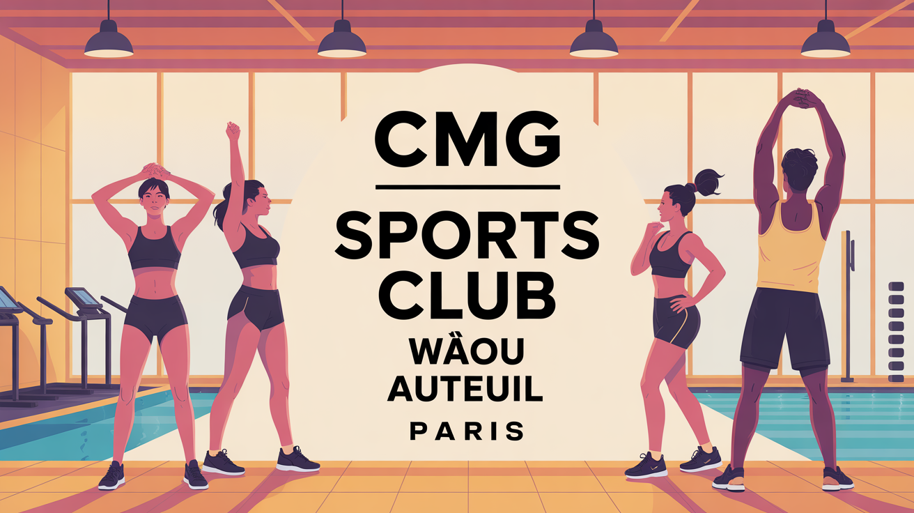 cmg sports club waou auteuil grande salle lumineuse silhouettes piscine équipements