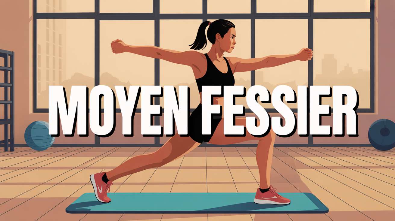 femme effectue exercice moyen fessier salle sport