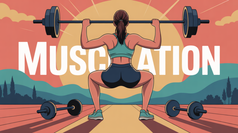 musculation femme squat plein air et routine bien-etre