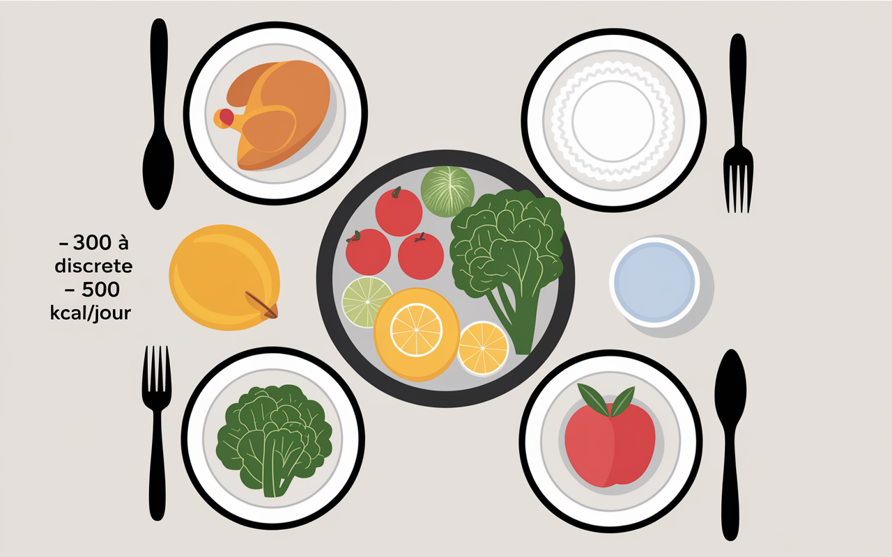 repas équilibré perte de graisse fessiers