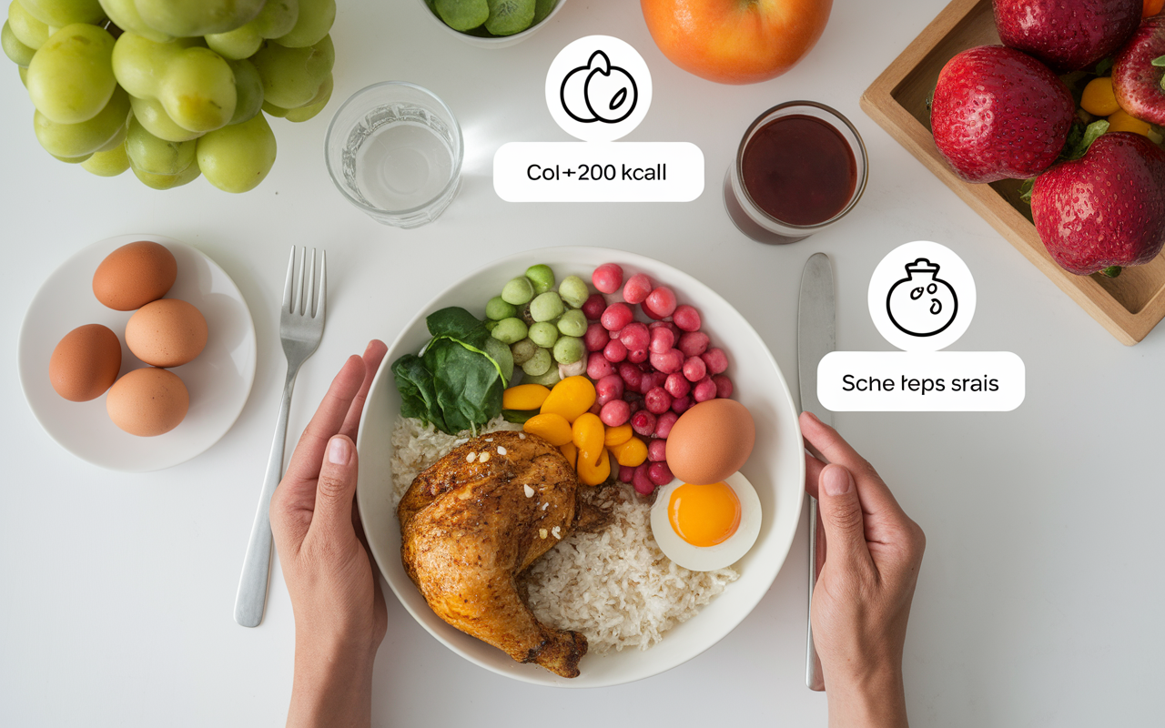 nutrition saine physique muscle mais pas trop