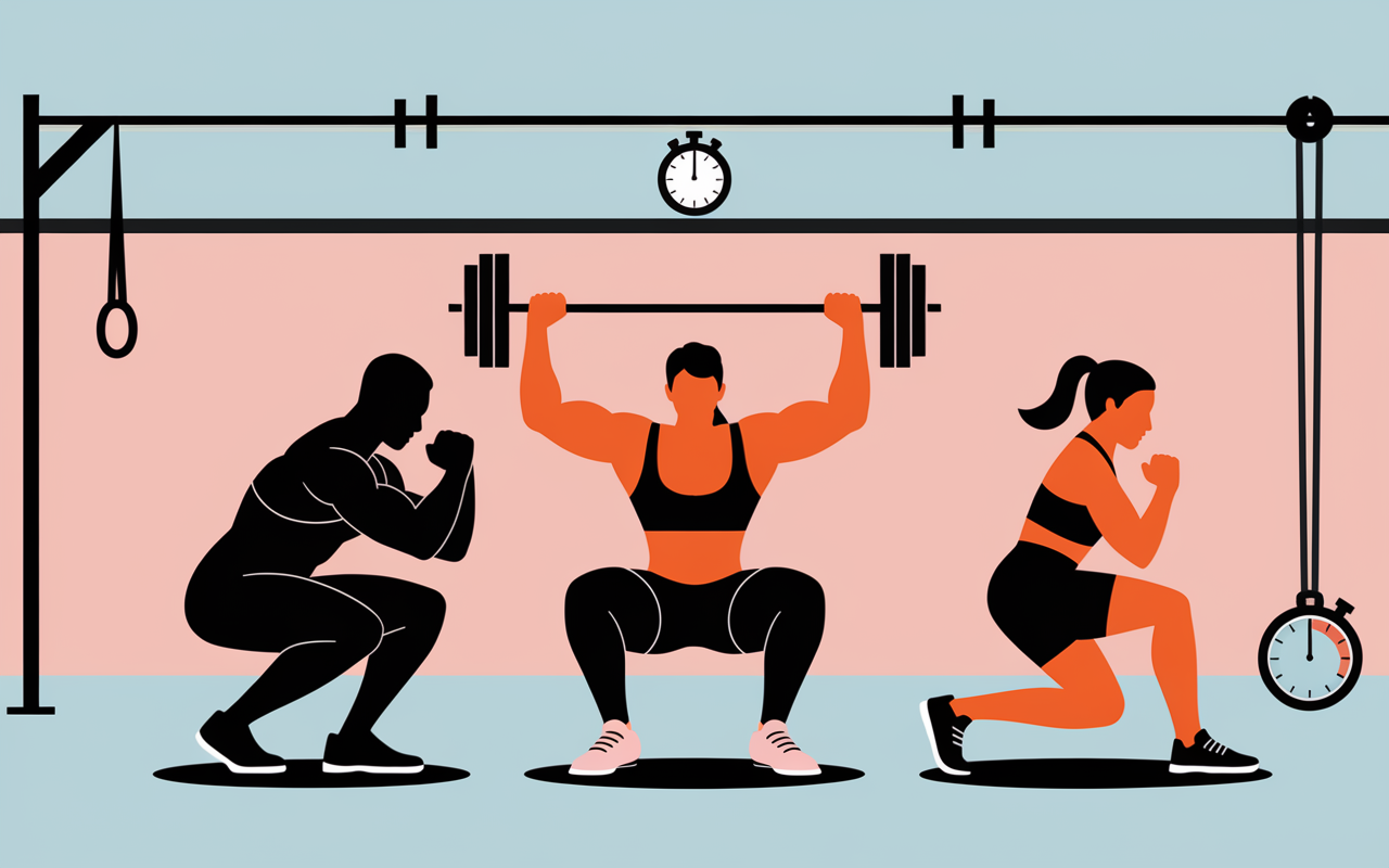 routine entrainement physique muscle mais pas trop