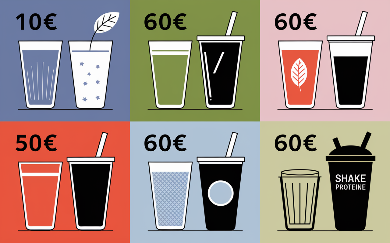 tableau comparatif boisson pour perdre du poids