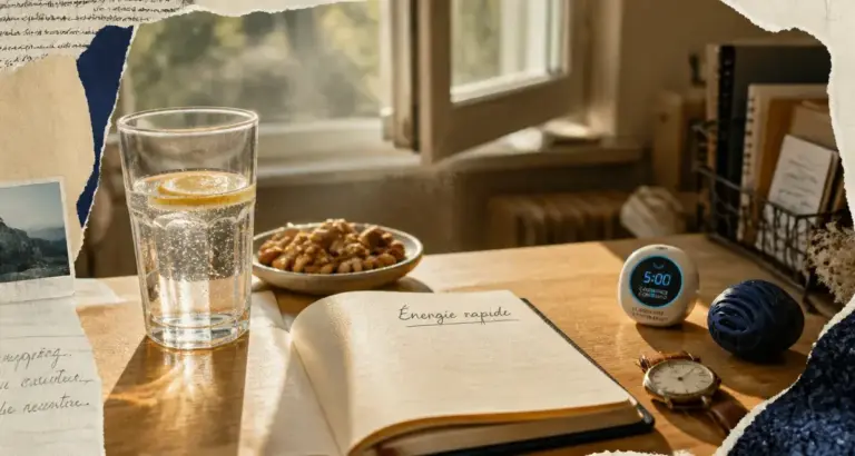 Comment avoir de l energie rapidement : 4 réflexes anti-fatigue, eau citron et respiration au bureau