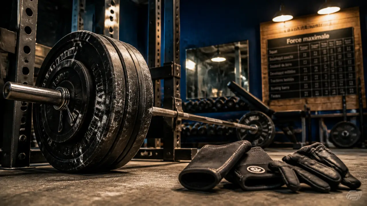 Musculation pour la force : 80 % de 1RM et 6 exercices en salle