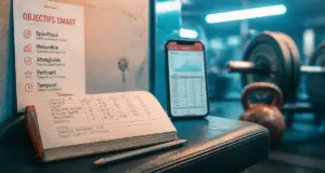 Motivation musculation : carnet objectifs en salle de musculation