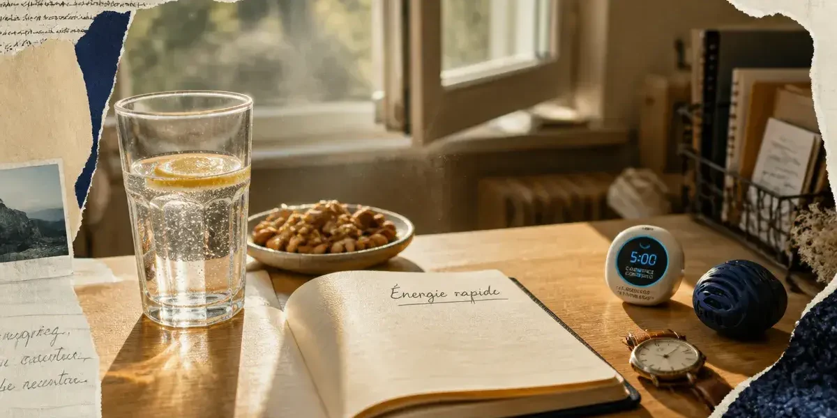 Comment avoir de l energie rapidement : 4 réflexes anti-fatigue, eau citron et respiration au bureau