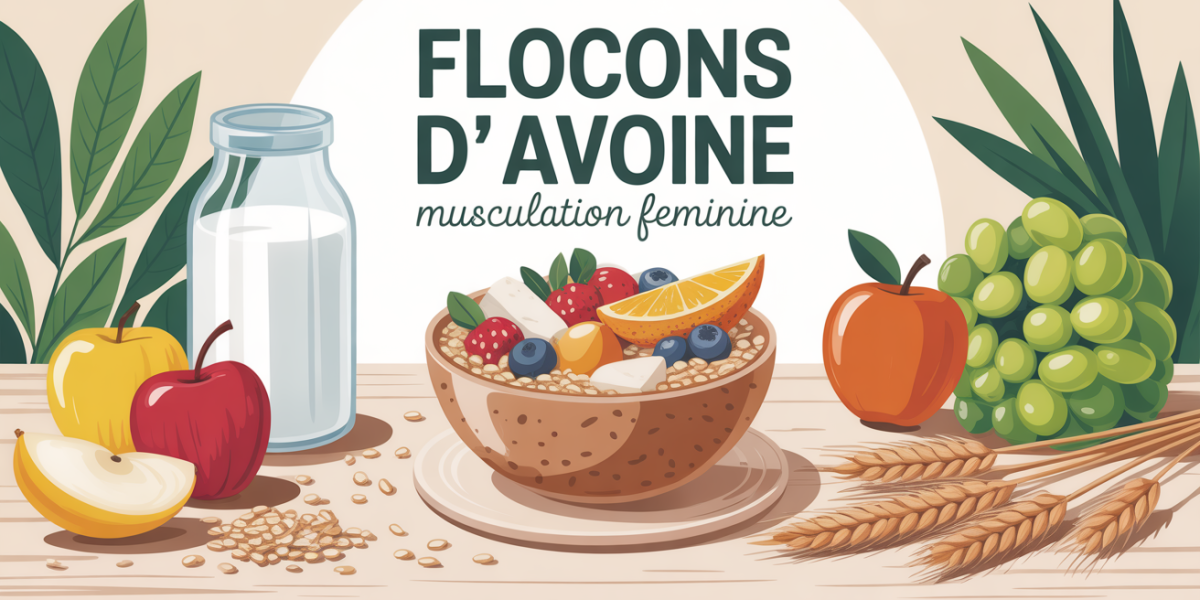bol flocons avoine fruits musculation feminine