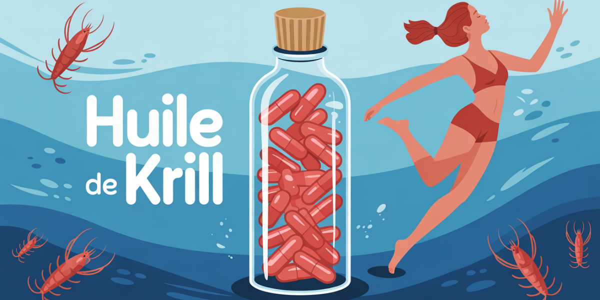 huile de krill capsules rouges silhouette feminine sante