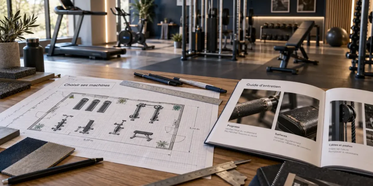 Machines de salle de sport : plan d’implantation et choix selon espace et usage