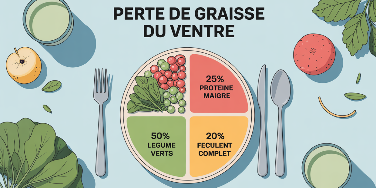 assiette equilibree pour maigrir du ventre alimentation
