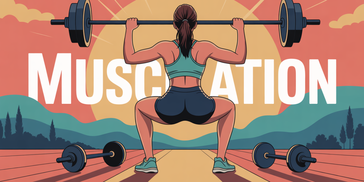 musculation femme squat plein air et routine bien-etre