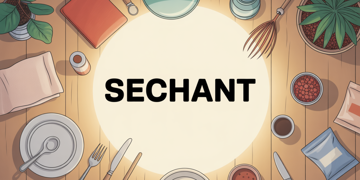 table avec objets séchant agent séchant lumière douce