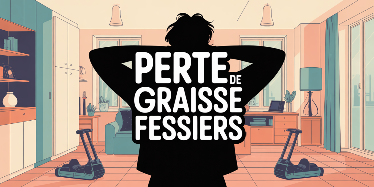 squat perte de graisse fessiers illustration
