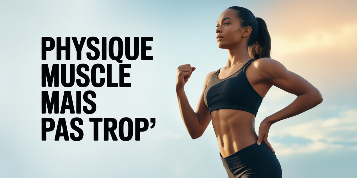 silhouette athlétique physique muscle mais pas trop