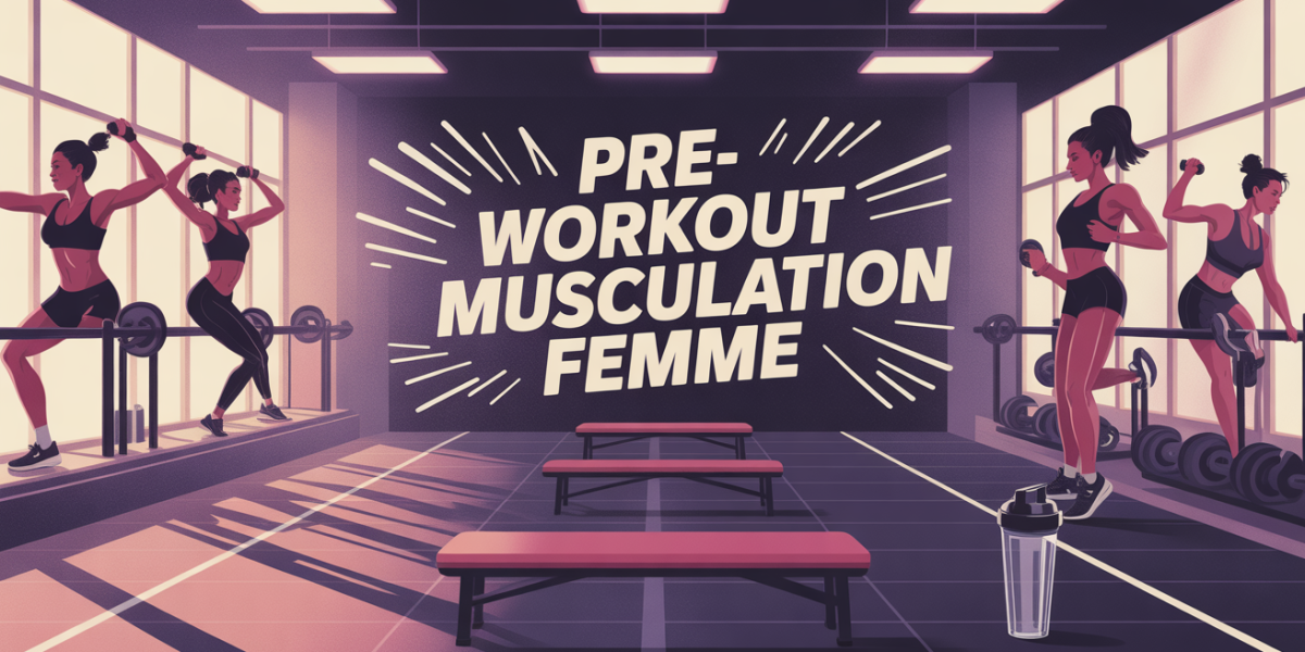 pre-workout musculation femme accessoires shaker salle