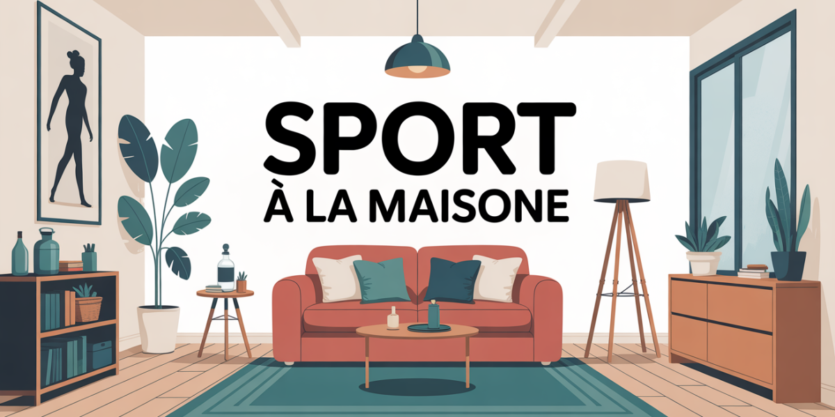 Sport à la maison salle lumineuse tapis haltères motivation
