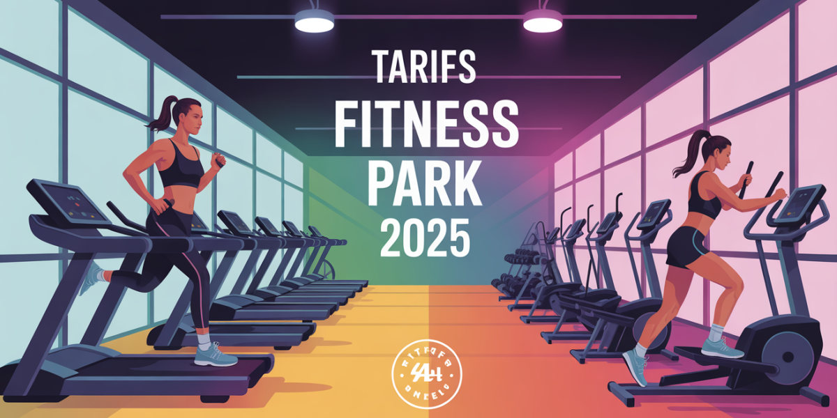 Salle de sport moderne dynamique avec tarifs Fitness Park 2025