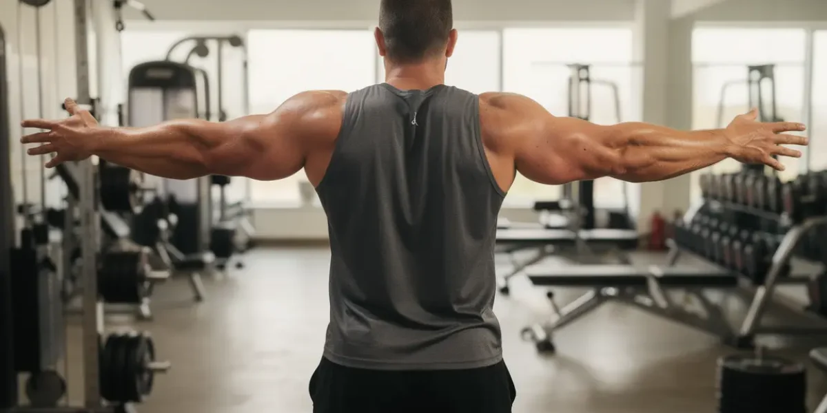 triceps saillants homme dos salle musculation